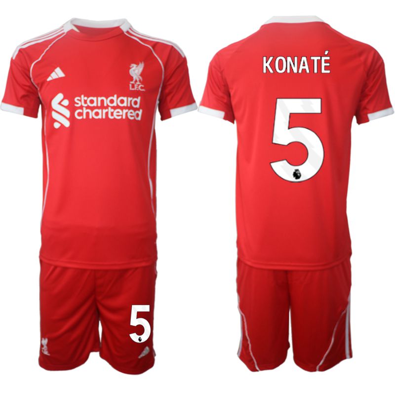 Men 2025-2026 Season Club Liverpool home red #5 Soccer Jersey